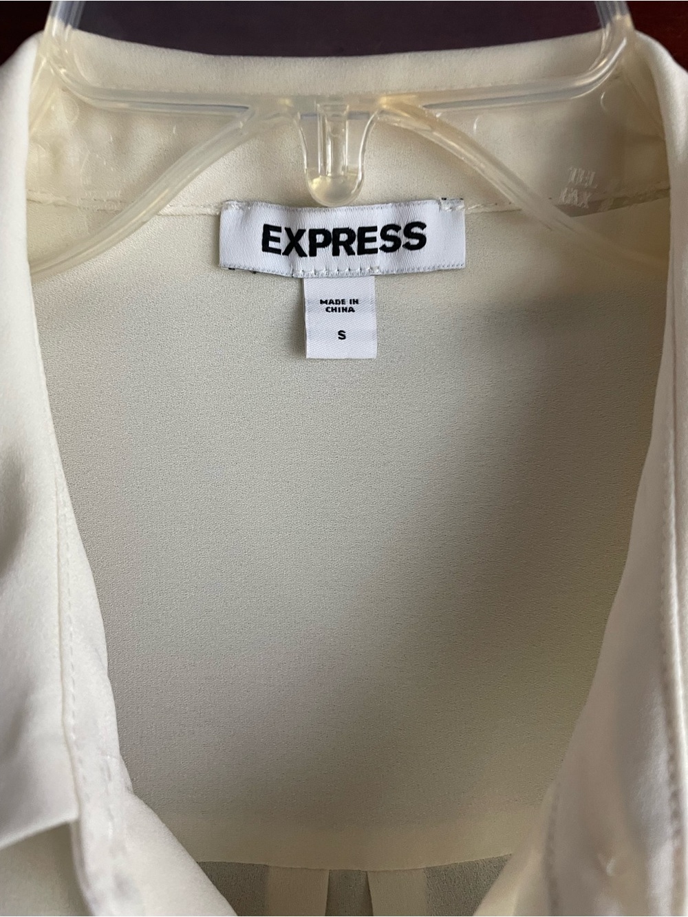 Express cropped button down - Picture 2 of 3